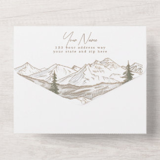 All in One Wedding Invite