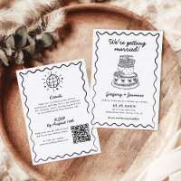 All In One Whimsical Hand Drawn Wedding