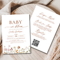 All in One Wildflower Baby in Bloom Shower