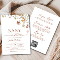 All in One Wildflower Baby in Bloom Shower