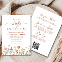 All in One Wildflower Baby in Bloom Shower