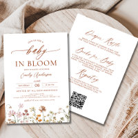 All in One Wildflower Baby in Bloom Shower