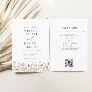 All in One Wildflower  QR Code Garden Wedding