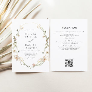 All in One Wildflower  QR Code Garden Wedding