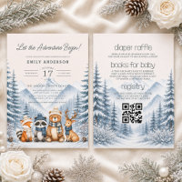 All in One Winter Adventure Begins Baby Shower