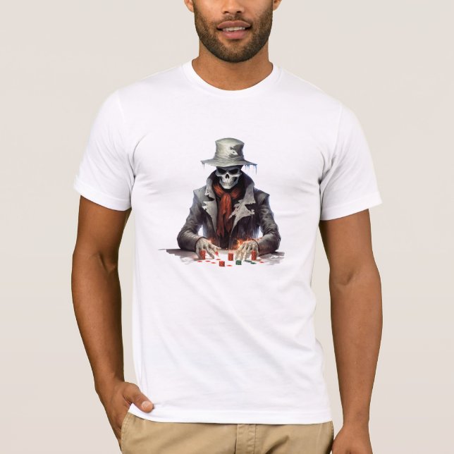 All in Skeleton Bet: Winter Secrets T-Shirt (Front)