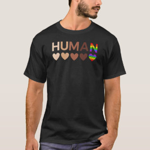 All Inclusive Hearts For Blm Racial Justice & Huma T-Shirt