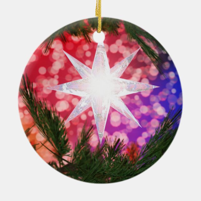 All Is Bright Christmas Ornament (Back)