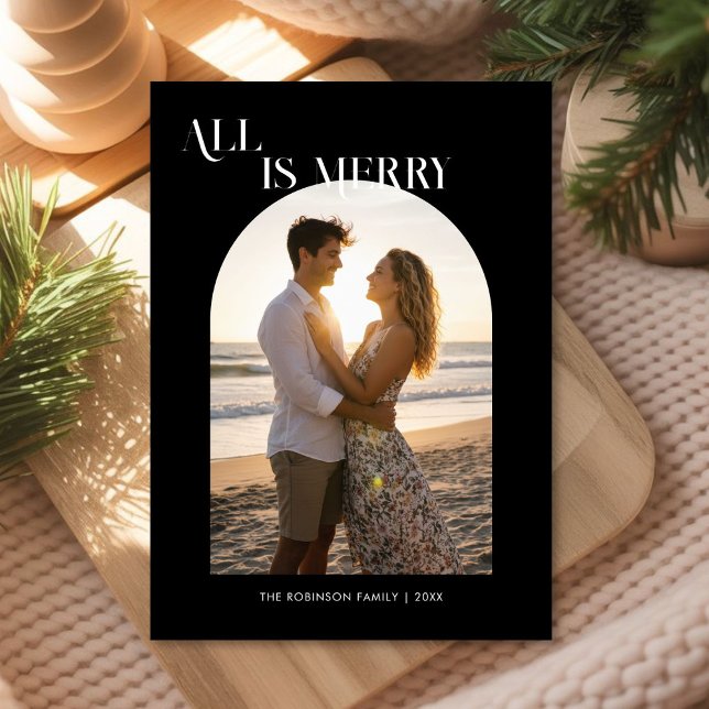 All Is Bright – Newlywed Christmas Card (Creator Uploaded)