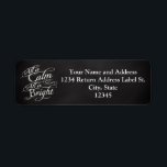 All is Calm, All is Bright Chalkboard Christmas<br><div class="desc">All is Calm,  All is Bright.  Dark charcoal grey chalkboard black board background with chalk-look fancy script writing with words from the famous Christmas carol,  Silent Night.  A sentimental and touching pretty item to remind of the beauty and slendor of the season!</div>