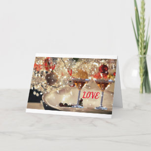 ALL IS CALM/BRIGHT MISTLETOE "TONIGHT" HOLIDAY CARD