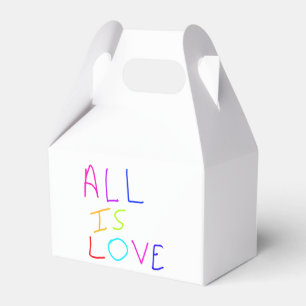 All is love rainbow colourful pride LGBTQ gay june Favour Box