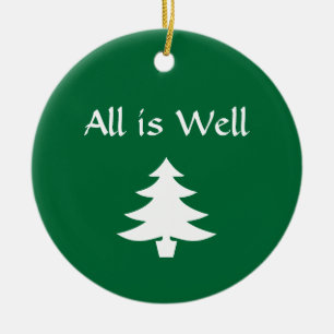 All is Well Holiday Ornament