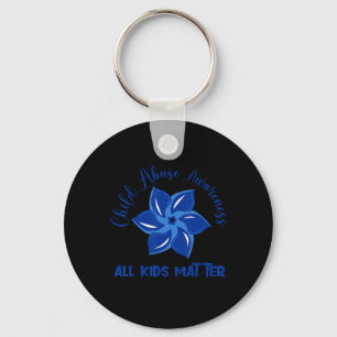 All Kids Matter Child Abuse Awareness Pinwheel Key Ring