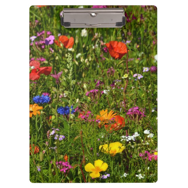 all kind of beautiful flowers clipboard (Front)