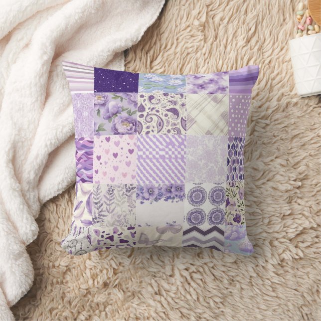 All Lavender Cheat Quilt Pattern 2025 Cushion (Blanket)