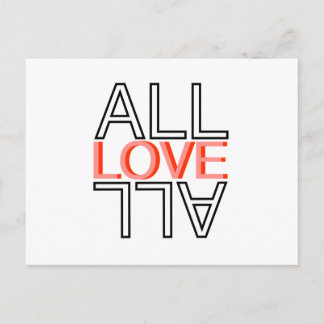 all love all postcard