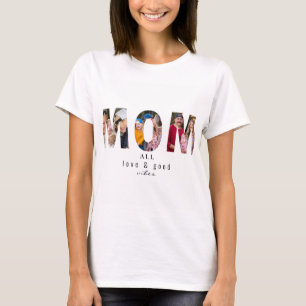 All Love & Good Vibes Collage Photo Mum T-Shirt