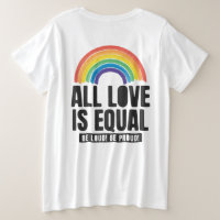 All Love Is Equal Pride LGBT Equal Rights Rainbow