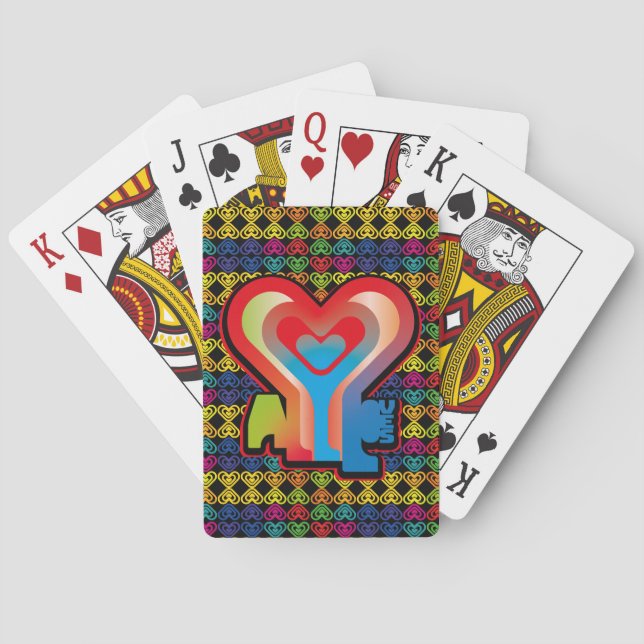 ALL LOVES BY MASANSER PLAYING CARDS (Back)