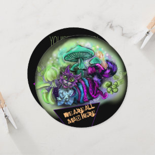All Mad Here Cat Invitation