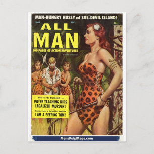 All Man, May 1959 Postcard