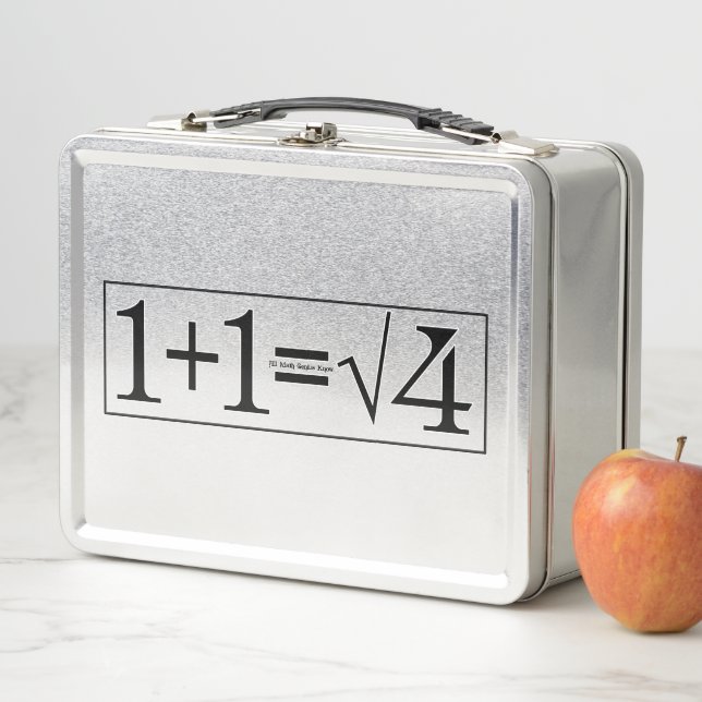 All Math Genius Know Metal Lunch Box (In Situ)