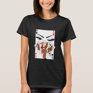 All Melanin Queen Playing Cards Four Trendy Fashio T-Shirt