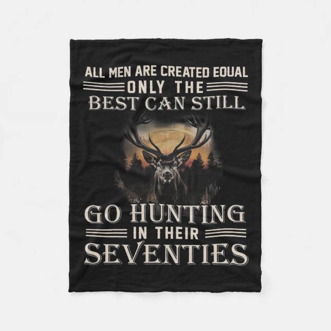 All Men Are Created Equal Only The Best Can Still  Fleece Blanket (Front)