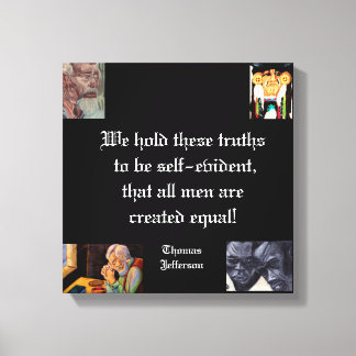 ALL MEN ARE EQUAL CANVAS PRINT