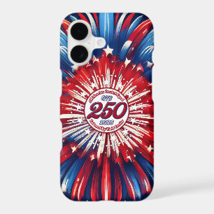 All Men Red White Blue Graphic Fireworks White