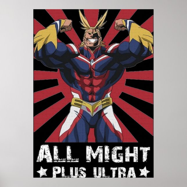 ALL MIGHT PLUS ULTRA POSTER (Front)