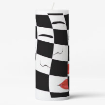 All Mixed Up Pillar Candle