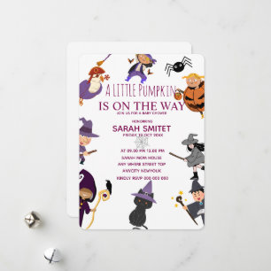 All Monsters Birthday Invitation, Halloween Birthd Holiday Card