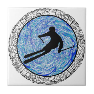 ALL MOUNTAIN SKIING TILE