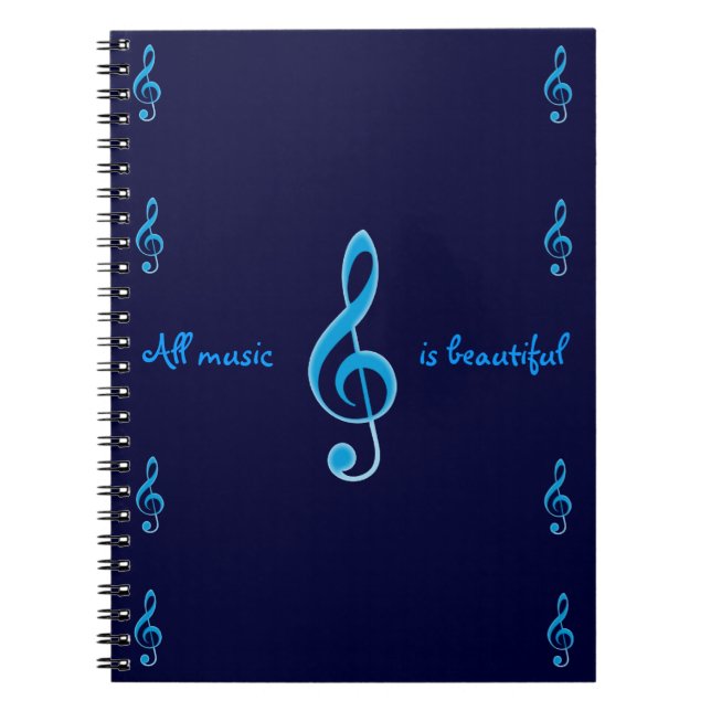 All music is beautiful notebook (Front)