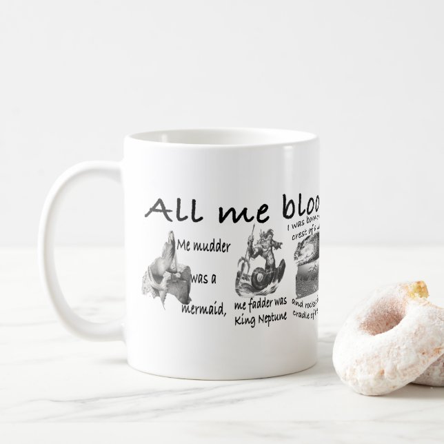 All my blooming life coffee mug (With Donut)