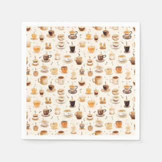 All My Coffee Patchwork Quilt Pattern No6 Napkin