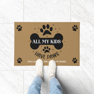All My Kids Have Paws Doormat