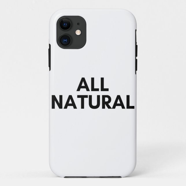 all natural Case-Mate iPhone case (Back)