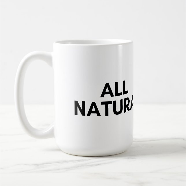all natural coffee mug (Left)