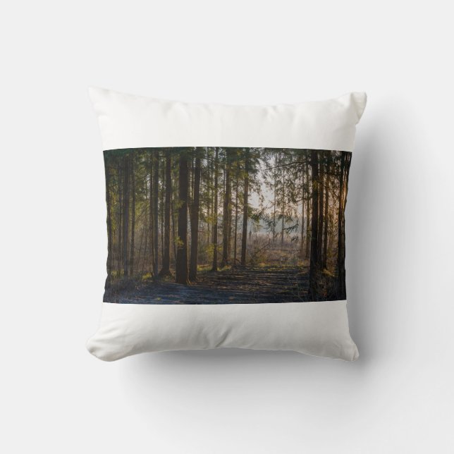 All Natural Organic Trees (123) Cushion (Front)