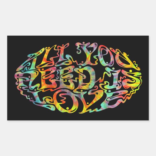 All Need Love III Rectangular Sticker (Front)