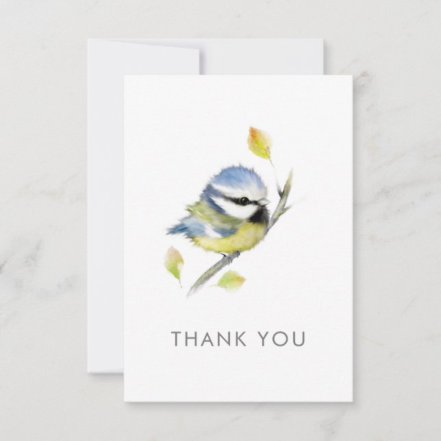All Occasion Bird Thank You Notecard (Front)