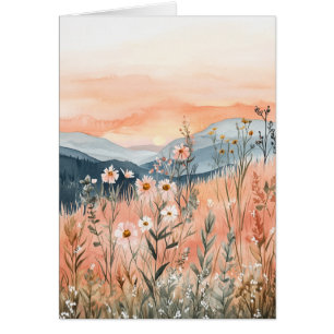 All Occasion Note Card Watercolor Floral