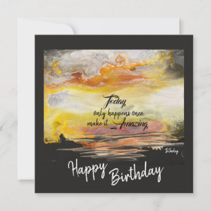 All Occasions Birthday Flat Card