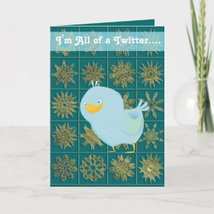 All of a Twitter Christmas Card. Holiday Card