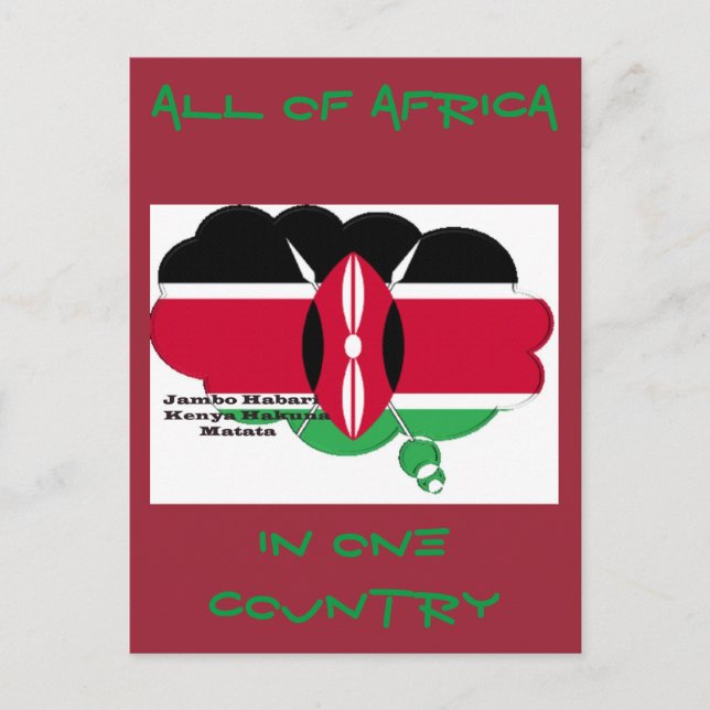All of Africa in One Country cards (Front)