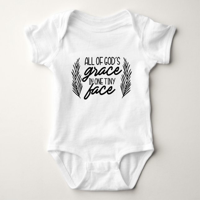 All Of Gods Grace Bodysuit For Baby (0-24M)  (Front)