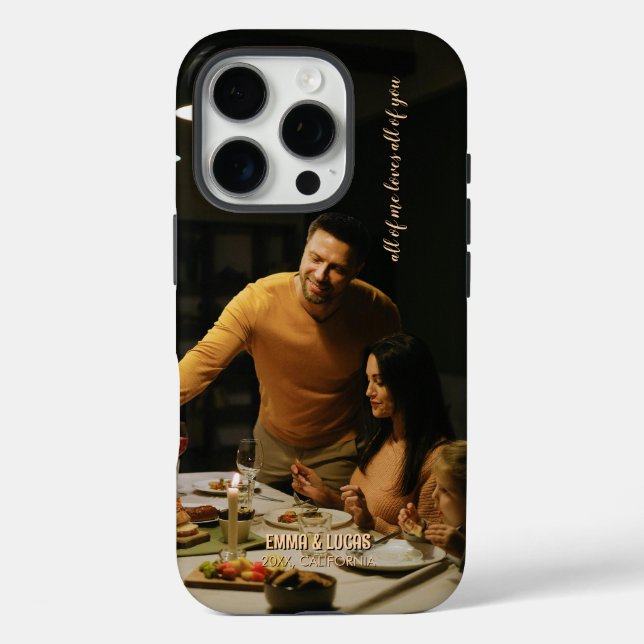 All of Me Loves All of You Custom Photo Collage Case-Mate iPhone Case (Back)